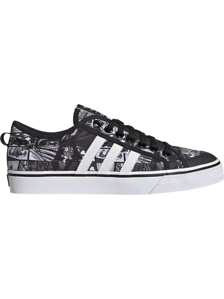 Кроссовки Adidas Disney Pixar x Nizza 'Comics - Black White' — изображение 1 из 1, черный