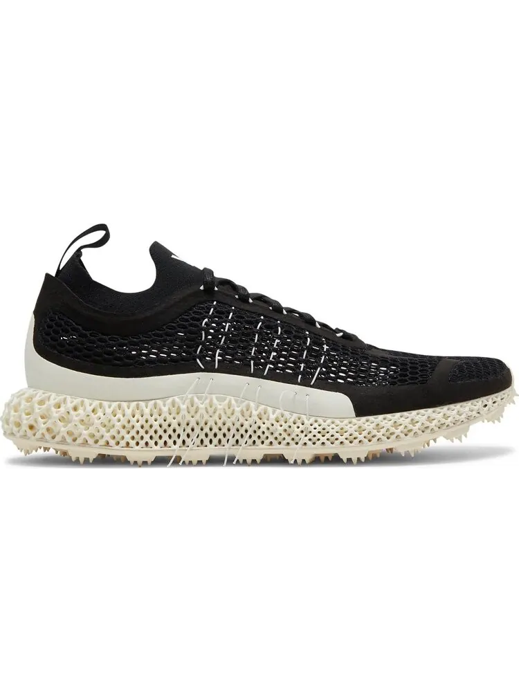 Кроссовки Adidas Y-3 Runner 4D Halo 'Black White' — изображение 1 из 8, черный