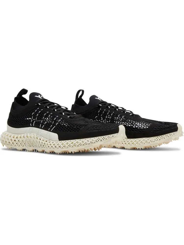 Кроссовки Adidas Y-3 Runner 4D Halo 'Black White' — изображение 8 из 8, черный