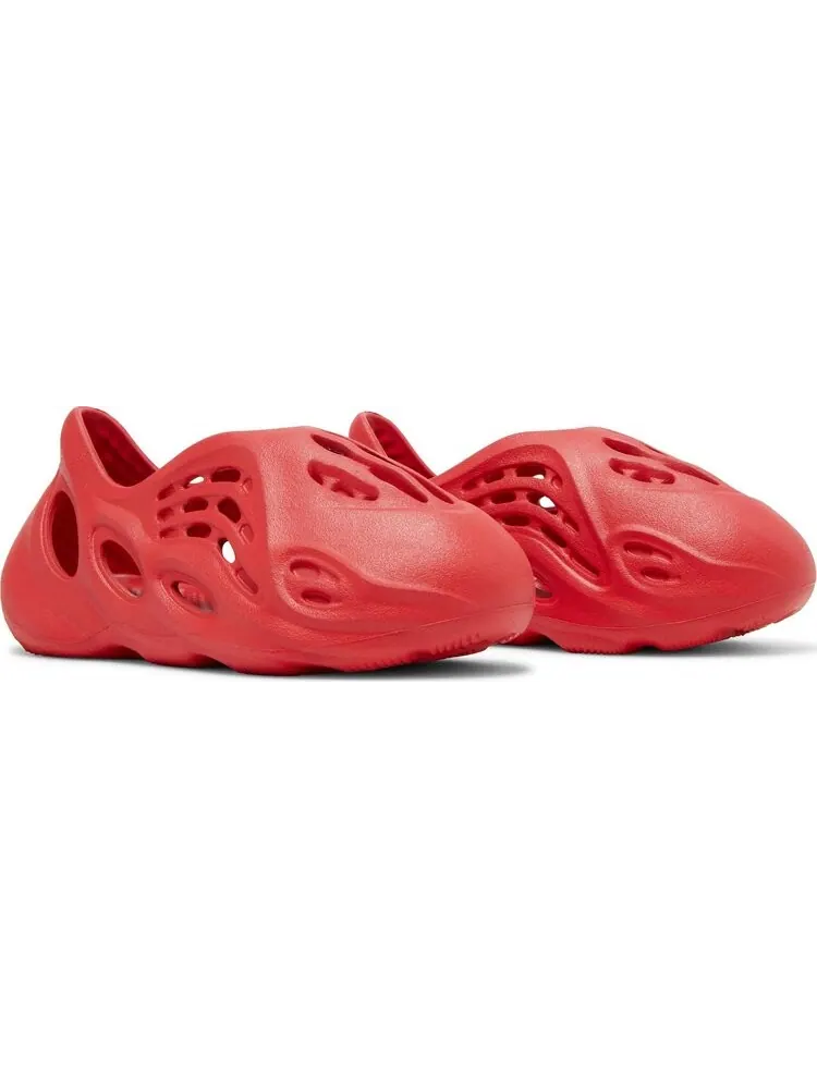 Кроссовки Adidas Yeezy Foam Runner Kids 'Vermilion' — изображение 8 из 8, красный