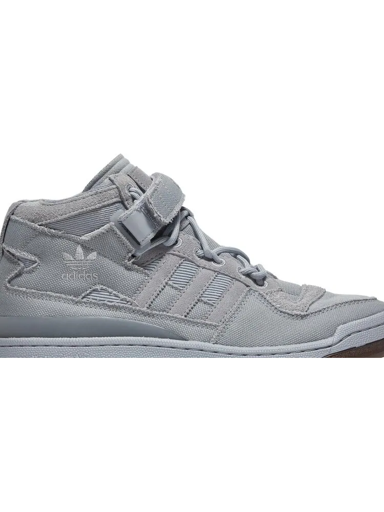 Кроссовки Adidas Ivy Park x Forum Mid 'Rodeo' — изображение 2 из 8, серебряный