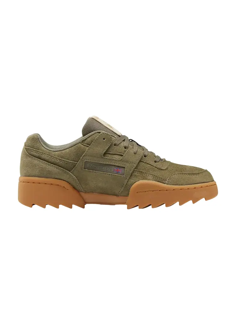 Кроссовки Reebok Workout Plus Ripple — изображение 1 из 1, зеленый