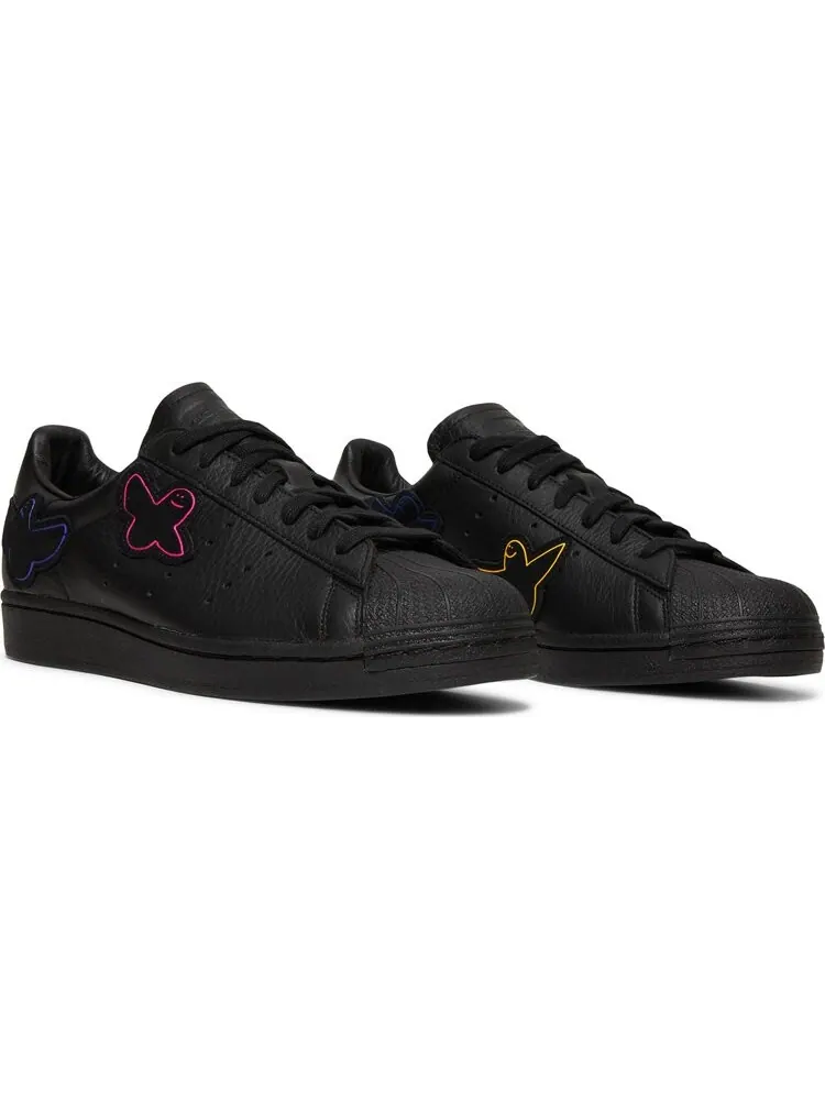 Кроссовки Adidas Mark Gonzales x Superstar ADV 'Shmoo' — изображение 8 из 8, черный