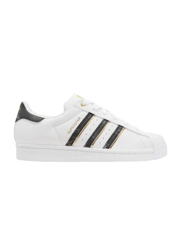 Кроссовки adidas Wmns Superstar 'White Black Gold Metallic' — изображение 1 из 1
