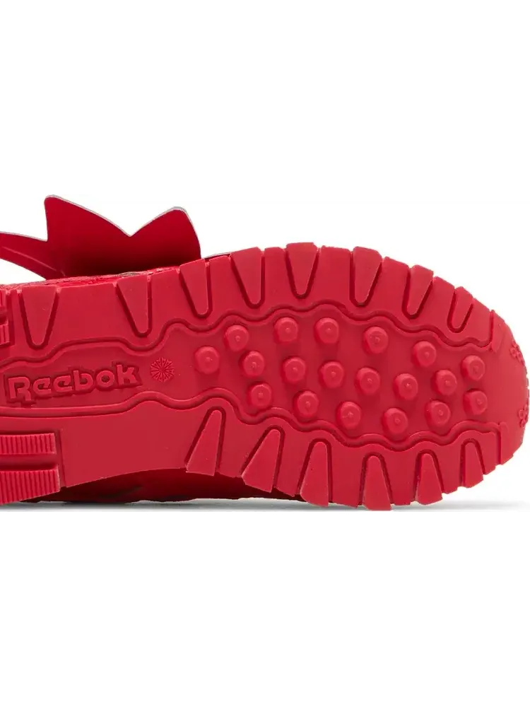 Кроссовки pj masks x classic leather toddler 'owlette' Reebok — изображение 5 из 8, красный