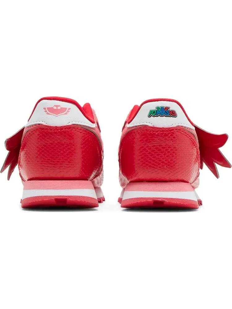 Кроссовки pj masks x classic leather toddler 'owlette' Reebok — изображение 6 из 8, красный
