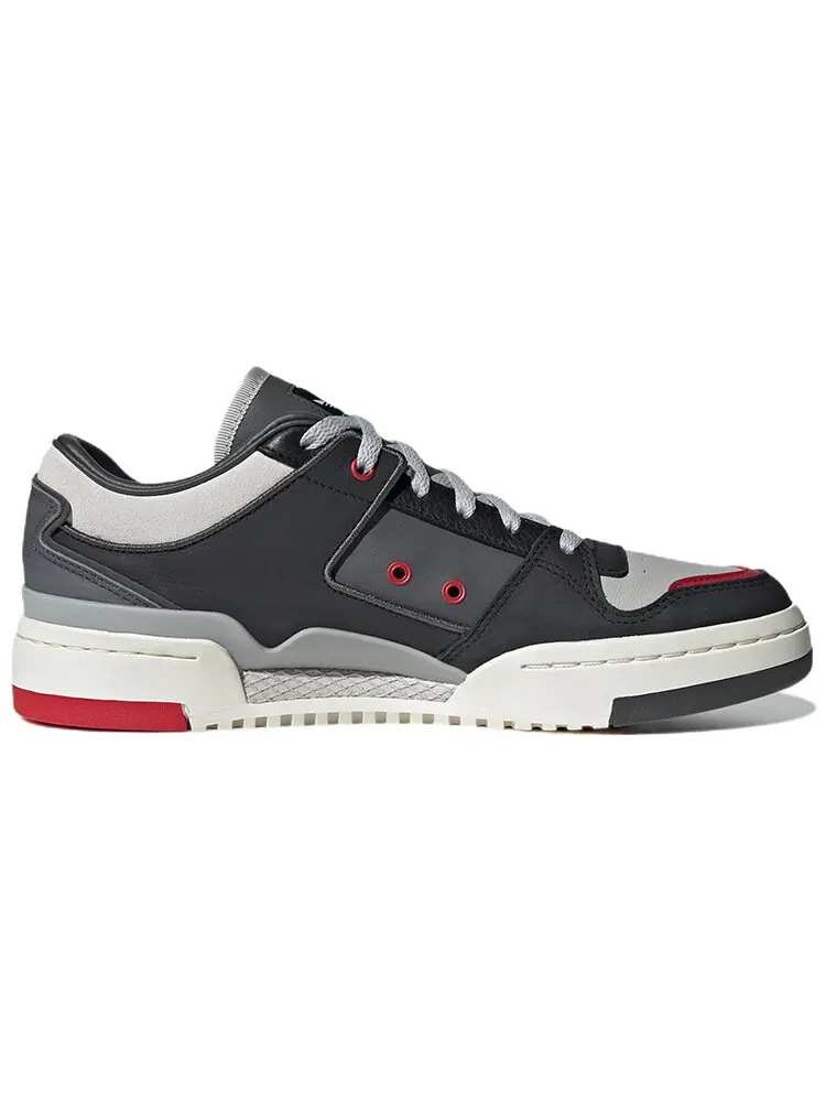 Кроссовки Forum Adidas Originals Luxe Low 'Grey Scarlet' Unisex — изображение 1 из 4, серый