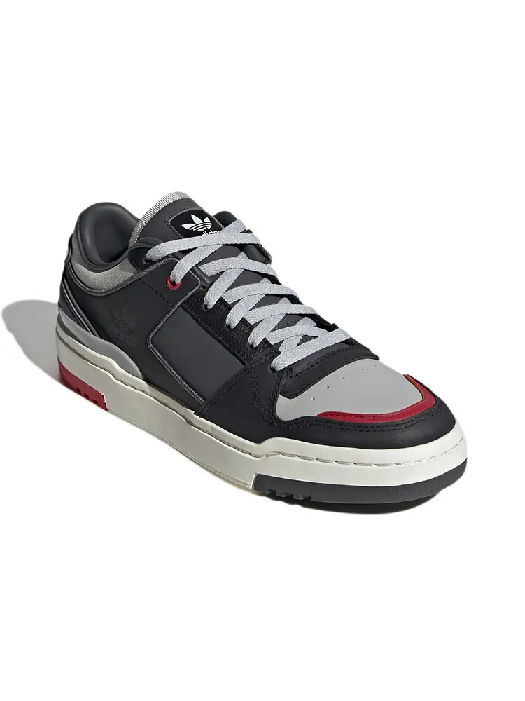 Кроссовки Forum Adidas Originals Luxe Low 'Grey Scarlet' Unisex — изображение 2 из 4, серый