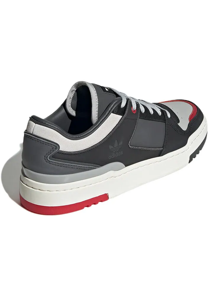 Кроссовки Forum Adidas Originals Luxe Low 'Grey Scarlet' Unisex — изображение 3 из 4, серый