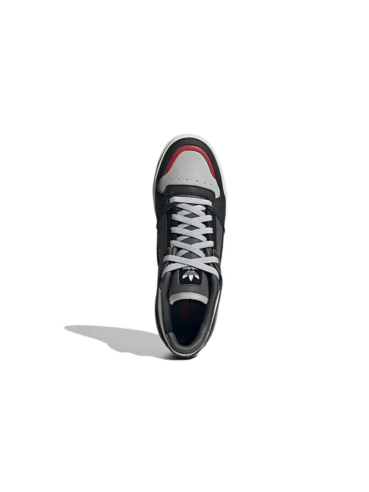 Кроссовки Forum Adidas Originals Luxe Low 'Grey Scarlet' Unisex — изображение 4 из 4, серый