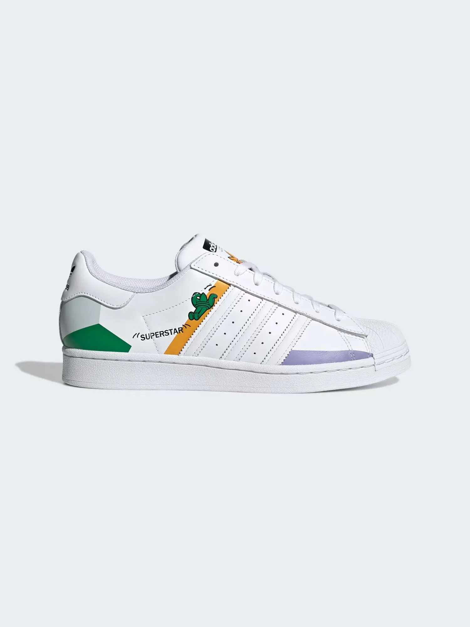 Кроссовки для скейтбординга Adidas Originals Superstar унисекс — изображение 1 из 8, белый