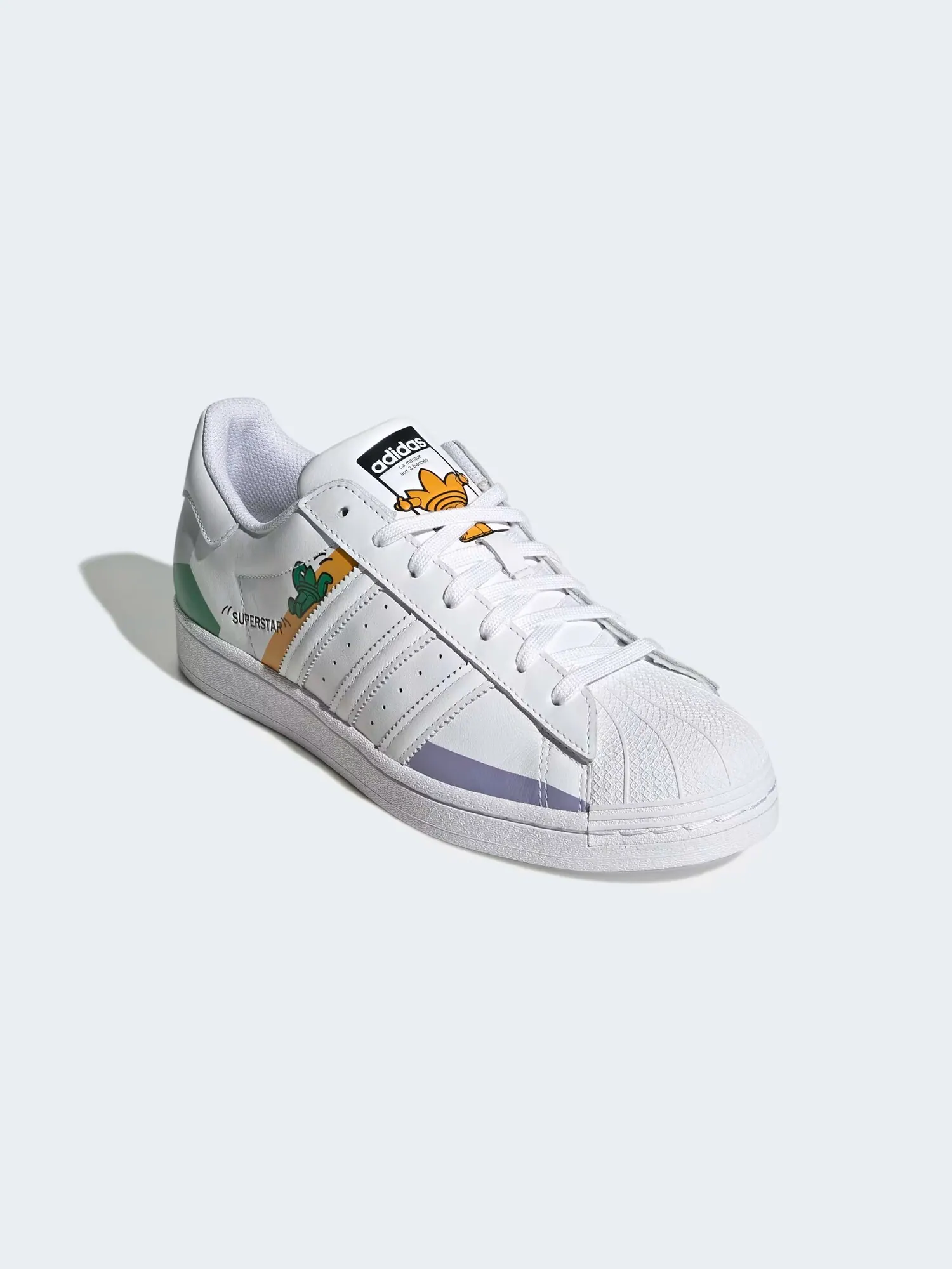 Кроссовки для скейтбординга Adidas Originals Superstar унисекс — изображение 4 из 8, белый