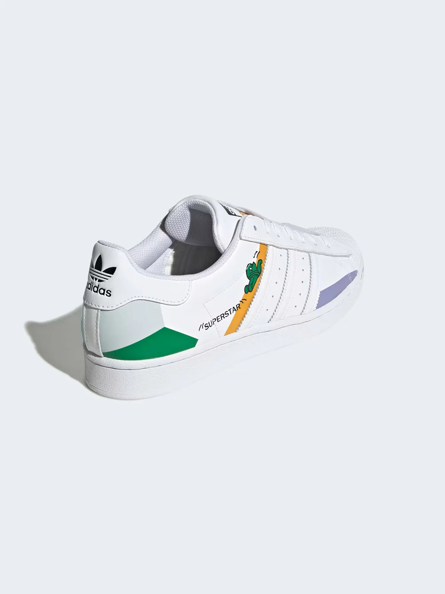 Кроссовки для скейтбординга Adidas Originals Superstar унисекс — изображение 5 из 8, белый