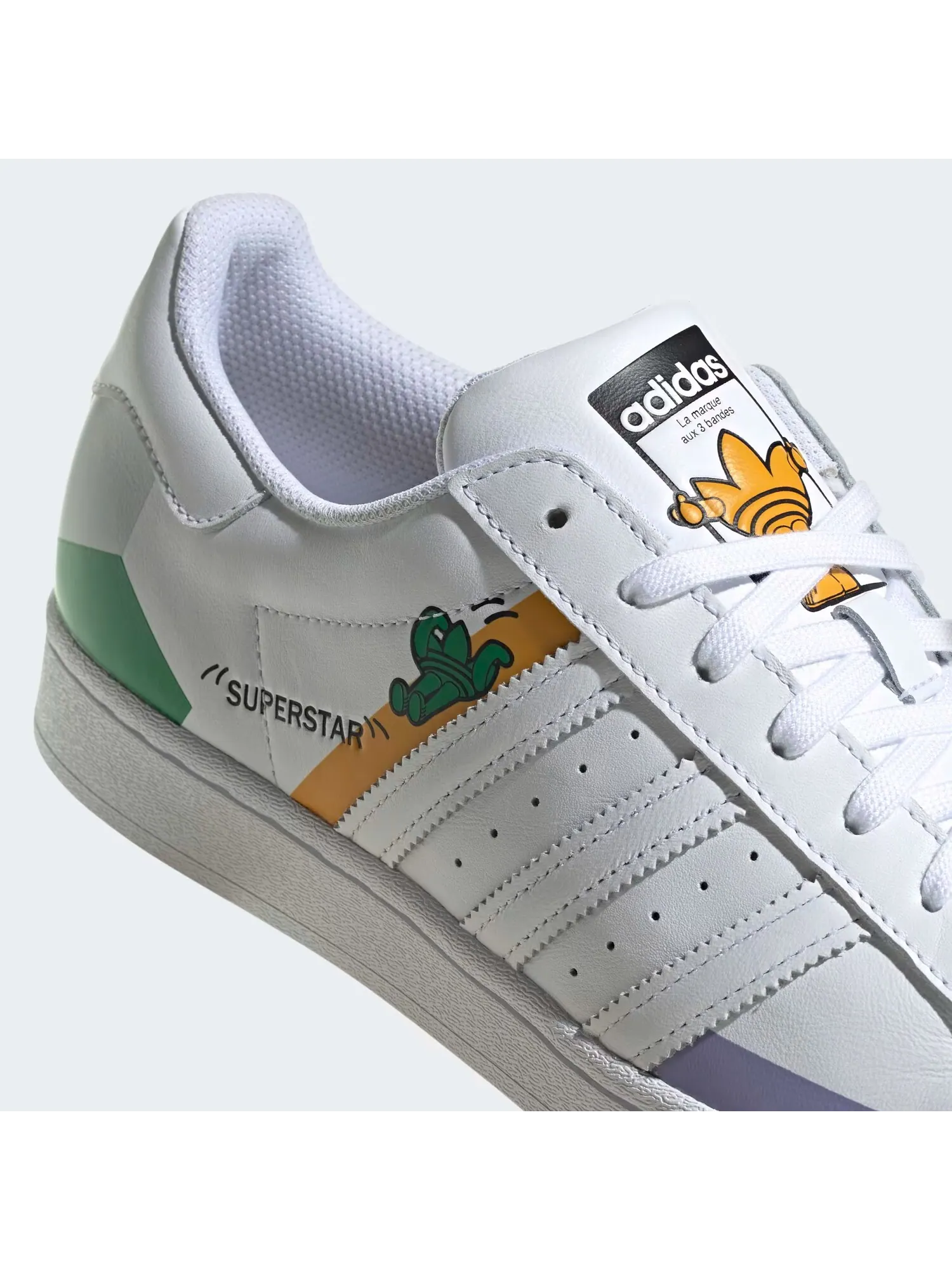 Кроссовки для скейтбординга Adidas Originals Superstar унисекс — изображение 7 из 8, белый