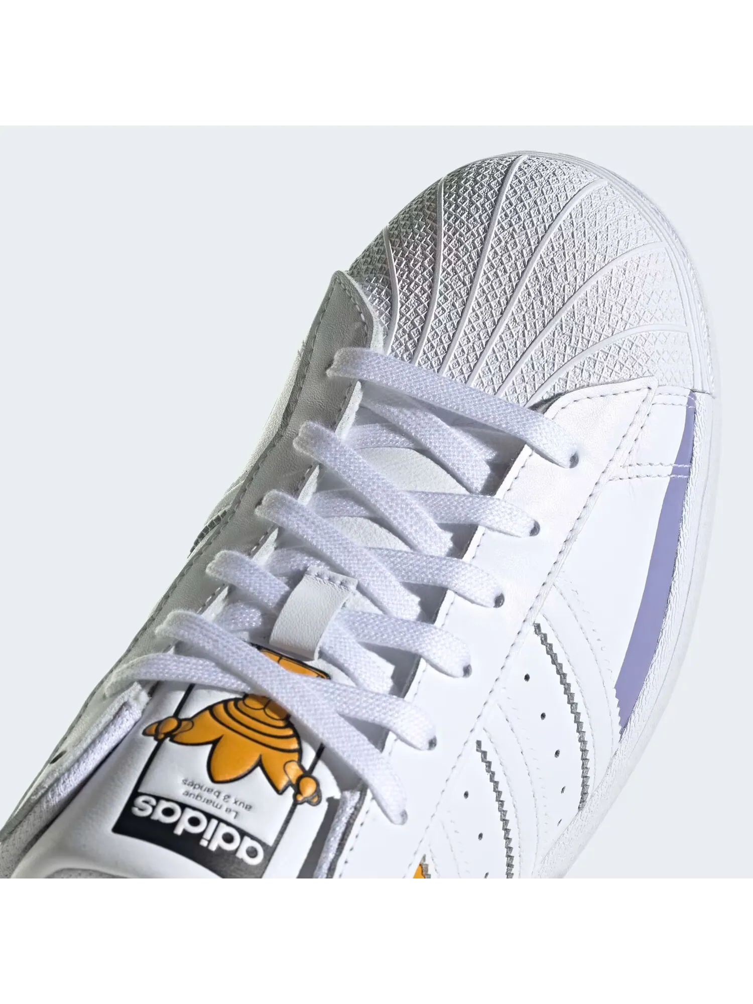 Кроссовки для скейтбординга Adidas Originals Superstar унисекс — изображение 8 из 8, белый