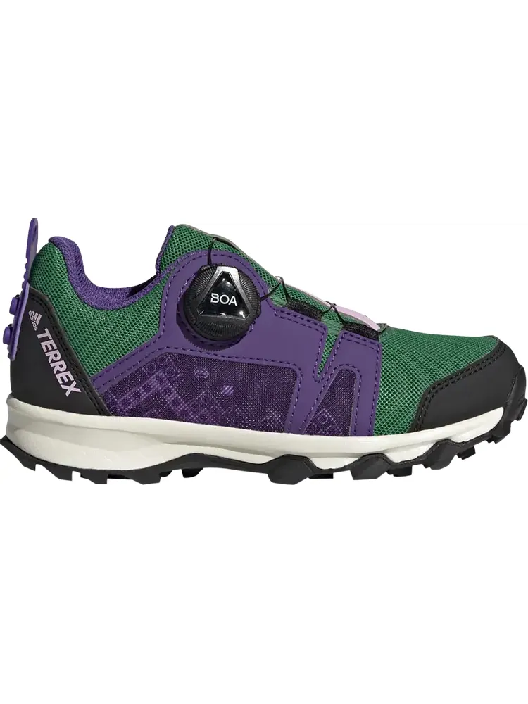 Кроссовки Adidas LEGO x Terrex Agravic BOA J 'Green Sharp Purple' — изображение 1 из 1, зеленый