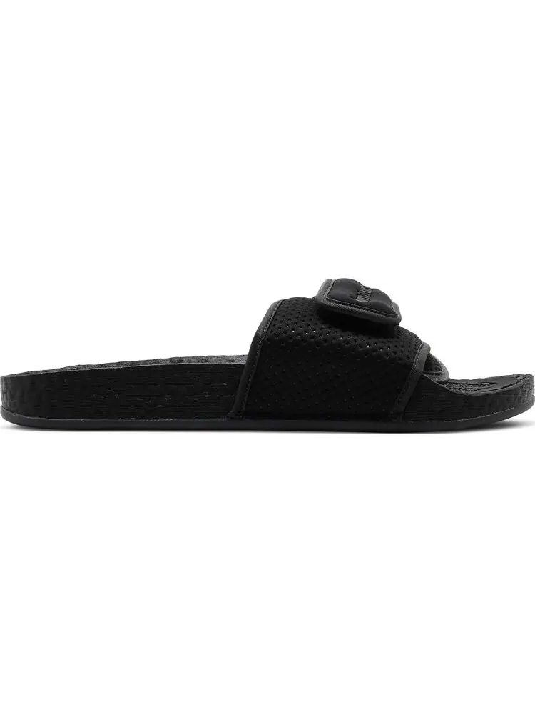 Сандалии Adidas Pharrell x Chancletas Hu Slide 'Black Future' — изображение 1 из 8, черный