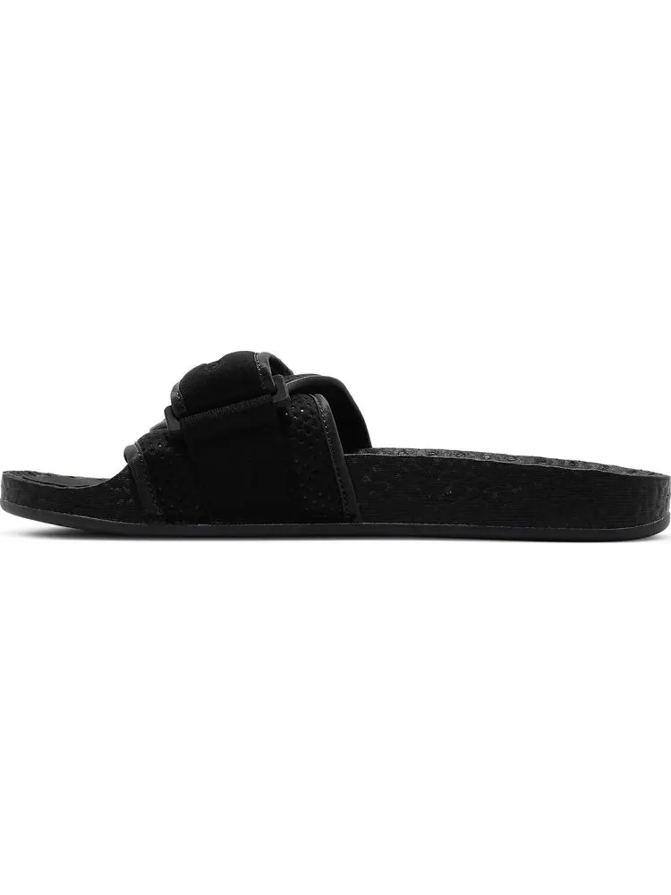 Сандалии Adidas Pharrell x Chancletas Hu Slide 'Black Future' — изображение 3 из 8, черный
