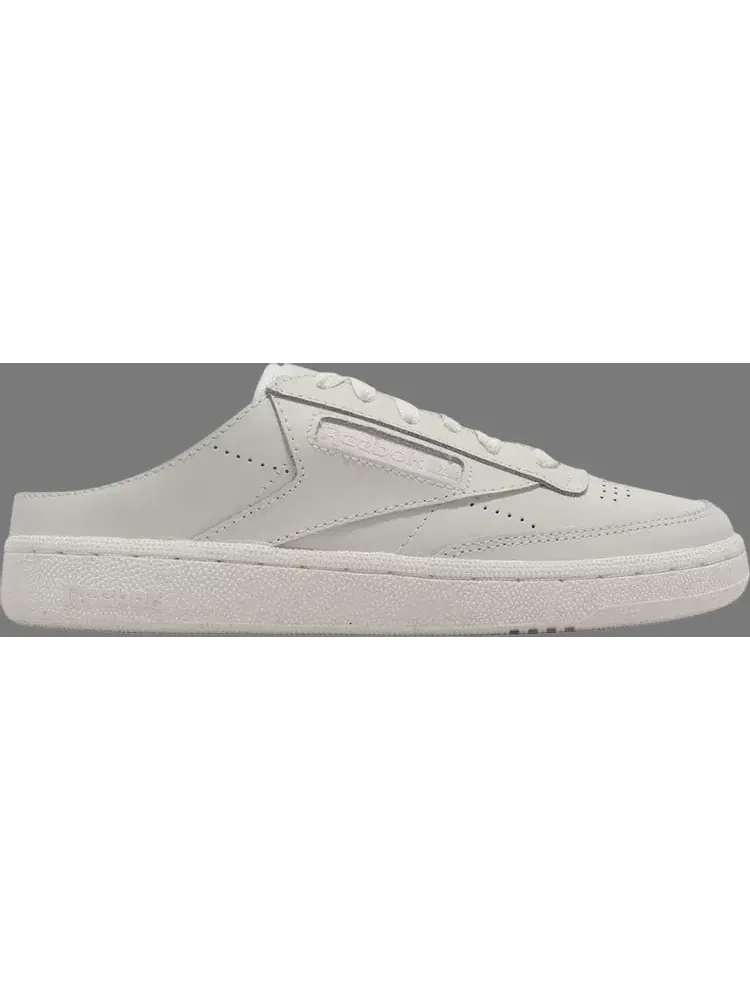 Кроссовки wmns club c 85 mule 'chalk luminous lilac' Reebok, пломбир — изображение 1 из 1, бежевый
