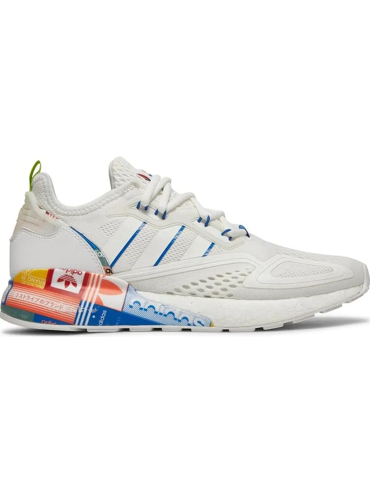 Кроссовки Adidas ZX 2K Boost — изображение 1 из 8, белый