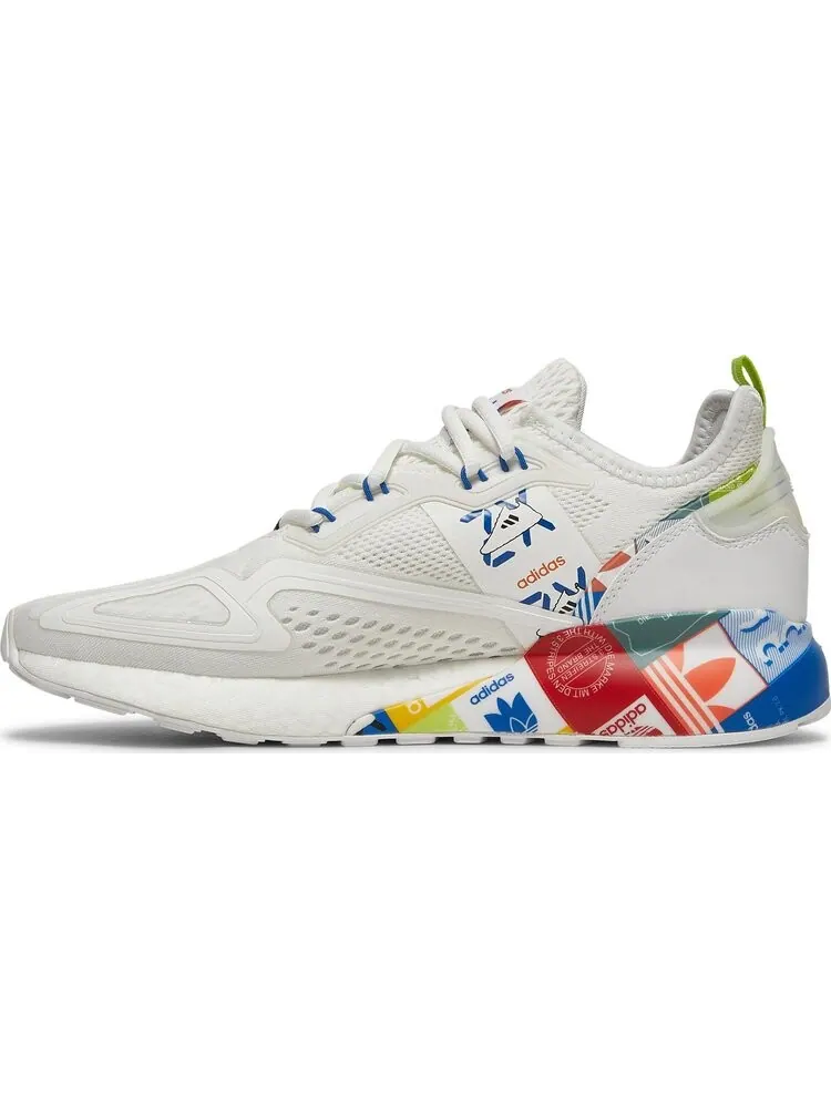 Кроссовки Adidas ZX 2K Boost — изображение 3 из 8, белый