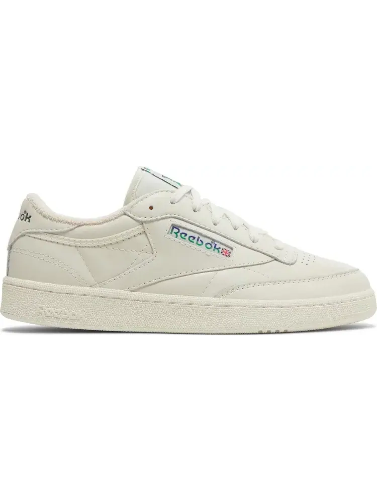 Кроссовки club c 85 vintage 'split logo - cobalt green' Reebok — изображение 1 из 8, белый