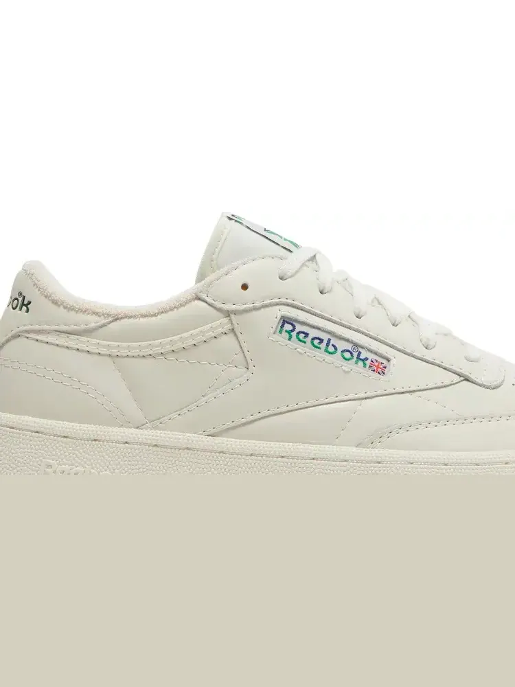 Кроссовки club c 85 vintage 'split logo - cobalt green' Reebok — изображение 2 из 8, белый