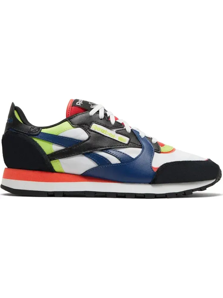 Кроссовки classic leather 'white black dynamic red' Reebok — изображение 1 из 8, белый