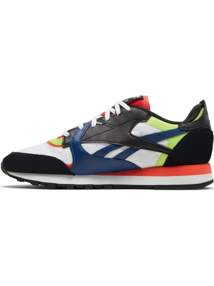 Кроссовки classic leather 'white black dynamic red' Reebok — изображение 3 из 8, белый