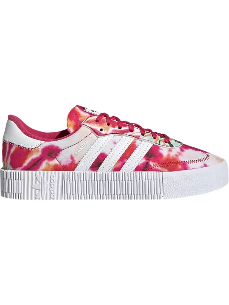 Кроссовки Adidas Wmns Sambarose 'Tie Dye - Power Pink' — изображение 1 из 1, розовый