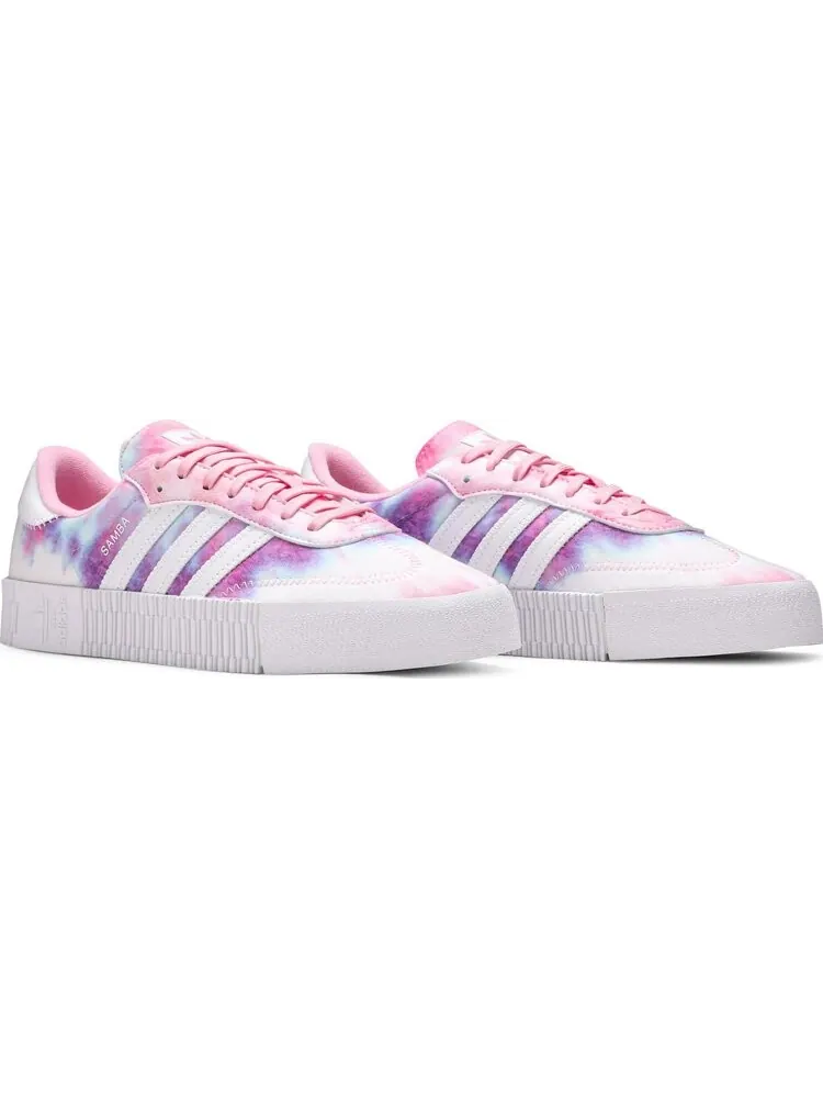 Кроссовки Adidas Wmns Sambarose 'Tie Dye - True Pink' — изображение 8 из 8, розовый