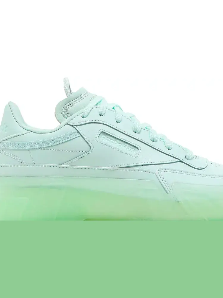 Кроссовки cardi b x wmns club c 'aqua dust' Reebok — изображение 2 из 8, зеленый