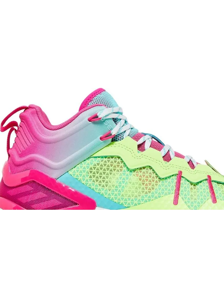 Кроссовки Adidas D Rose Son of Chi 'Godspeed - Signal Green Pink' — изображение 2 из 8, мульти