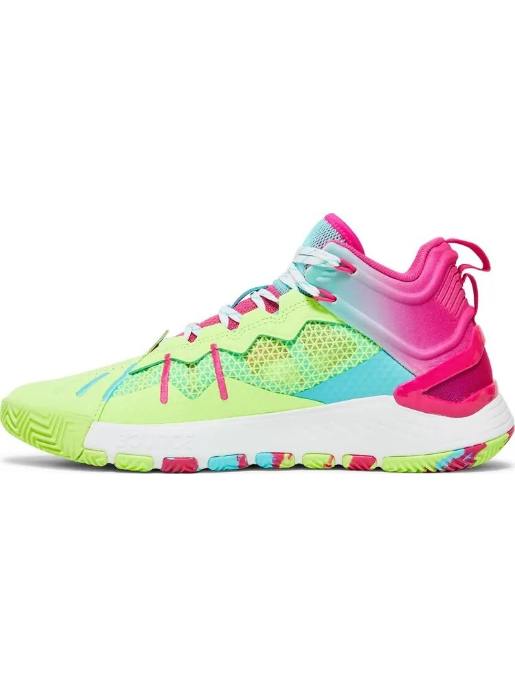 Кроссовки Adidas D Rose Son of Chi 'Godspeed - Signal Green Pink' — изображение 3 из 8, мульти