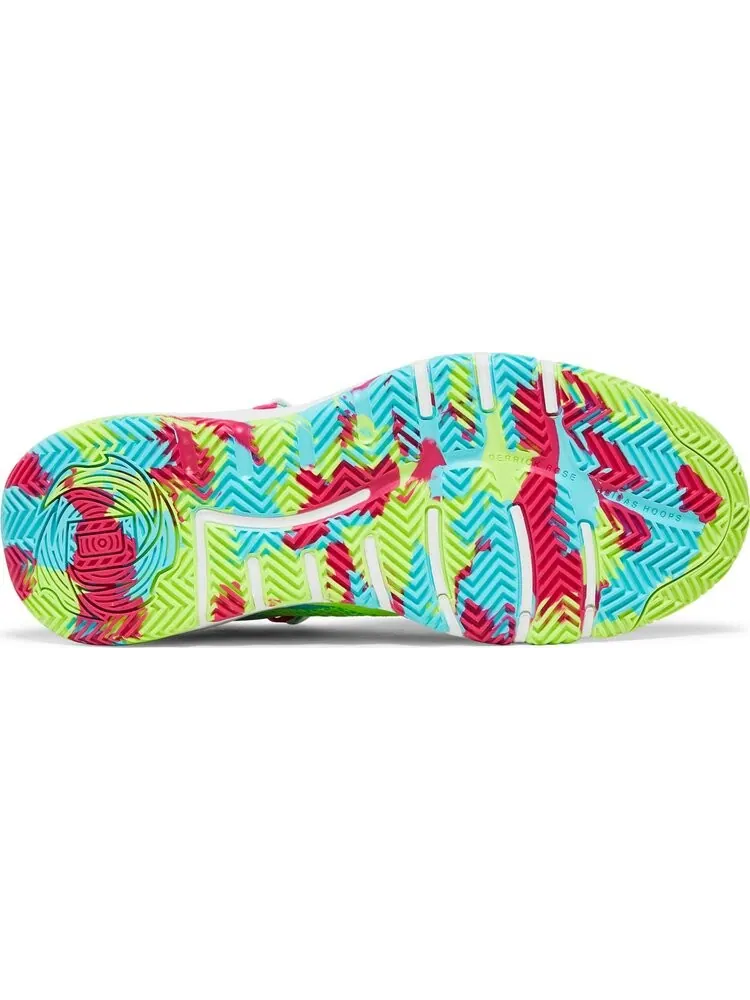 Кроссовки Adidas D Rose Son of Chi 'Godspeed - Signal Green Pink' — изображение 4 из 8, мульти