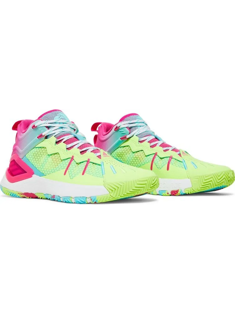 Кроссовки Adidas D Rose Son of Chi 'Godspeed - Signal Green Pink' — изображение 8 из 8, мульти