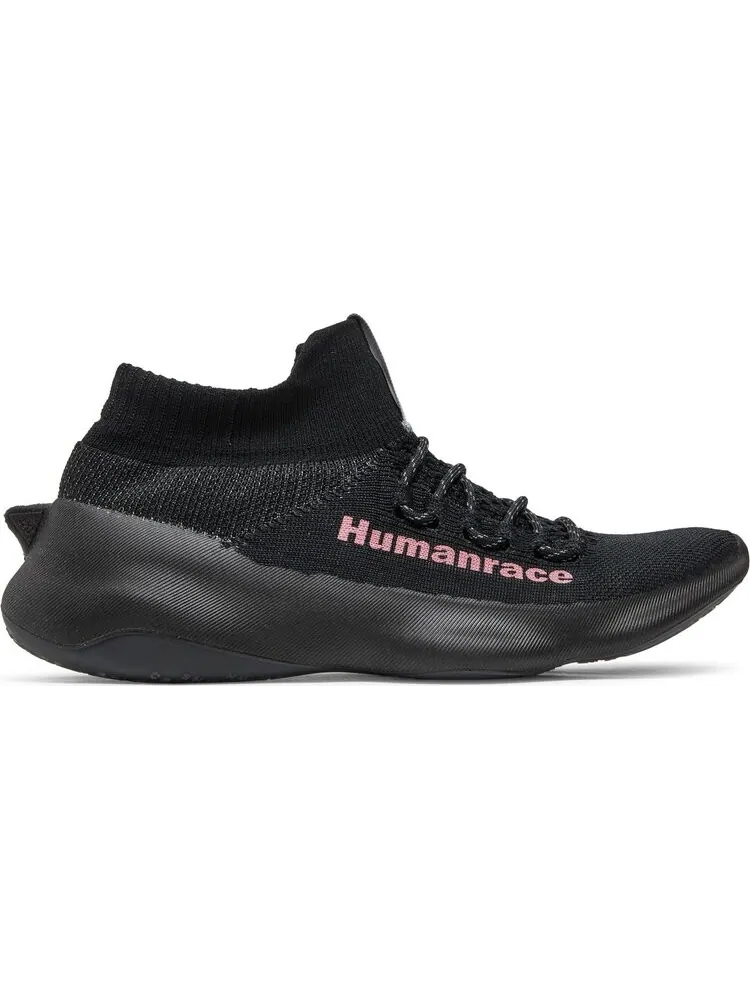 Кроссовки Adidas Pharrell x Human Race Sichona 'Black Shock Pink' — изображение 1 из 8, черный