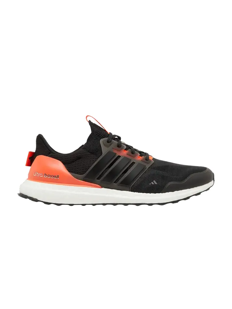 Кроссовки adidas UltraBoost 5.0 DNA 'Black Solar Red' — изображение 1 из 9, черный/черный/красный