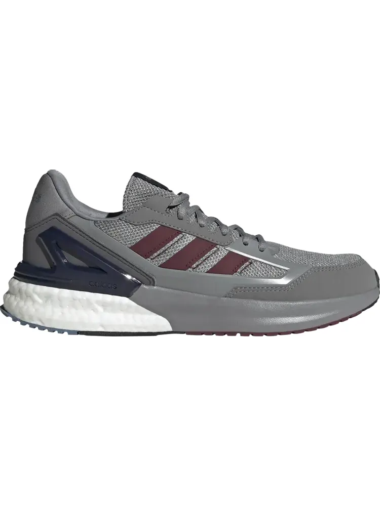 Кроссовки Adidas Nebzed Super Boost 'Grey Burgundy' — изображение 1 из 1, серый