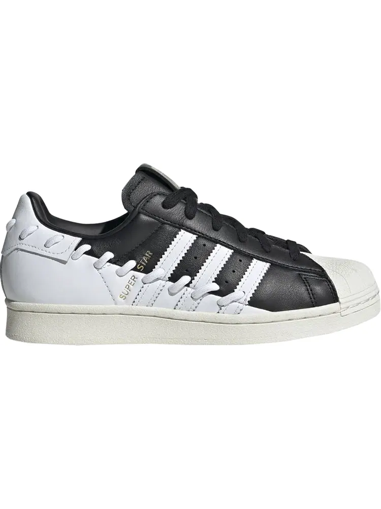 Кроссовки Adidas Wmns Superstar 'Stitched - Black White' — изображение 1 из 1, черный