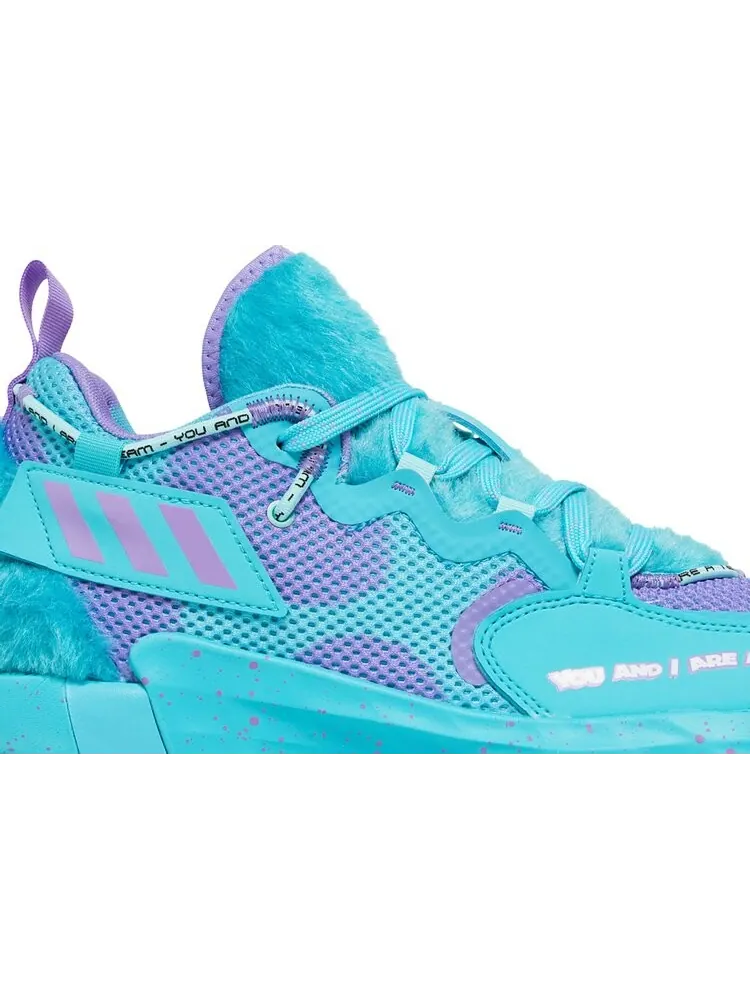 Кроссовки Adidas Monsters Inc. x Dame 7 EXTPLY 'Sulley' — изображение 2 из 8, синий