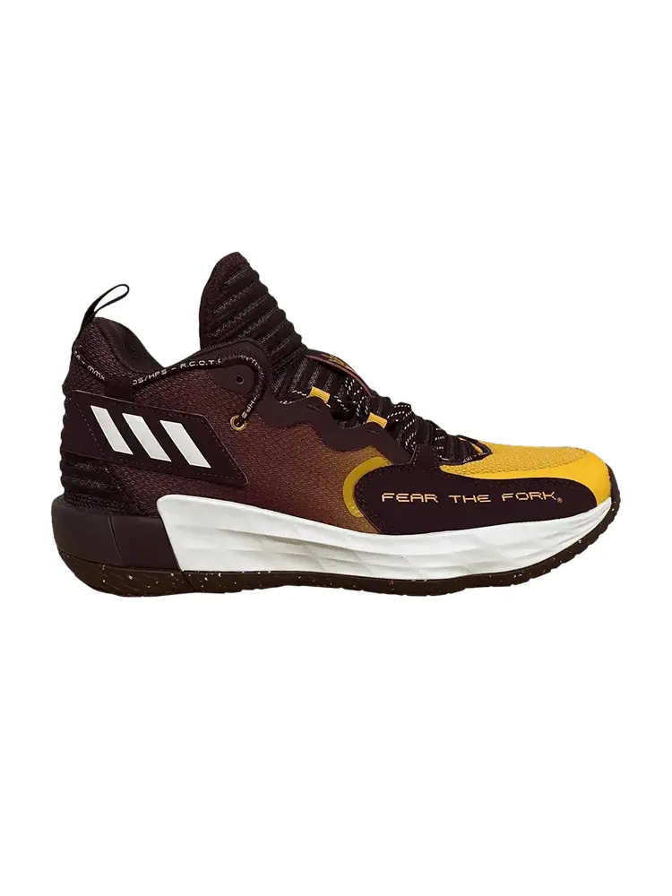 Кроссовки adidas Dame 7 EXTPLY 'Arizona Sun Devils' — изображение 1 из 1, золотистый/белый