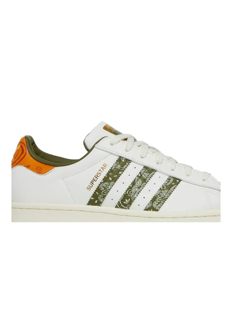 Кроссовки adidas Superstar 'Bandana - Off White Focus Orange' — изображение 3 из 9