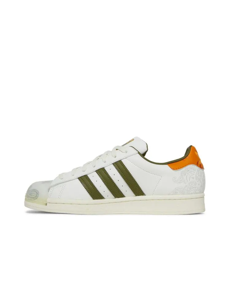 Кроссовки adidas Superstar 'Bandana - Off White Focus Orange' — изображение 4 из 9