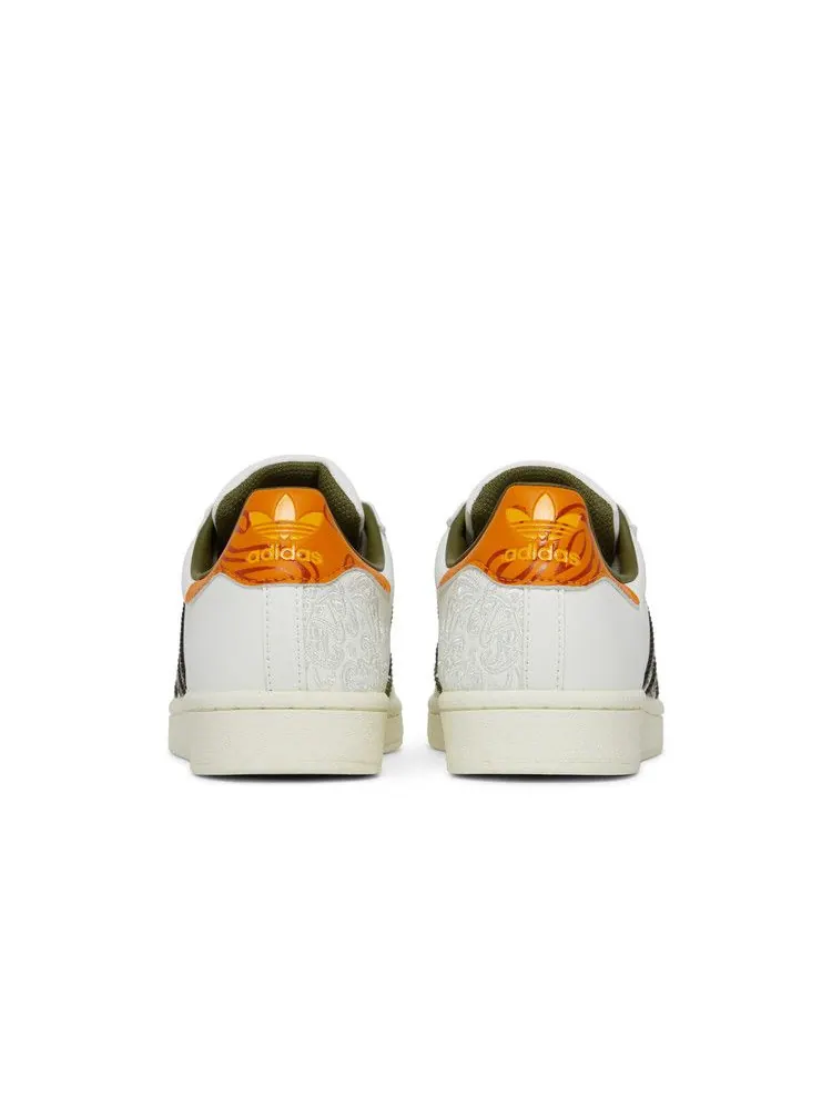 Кроссовки adidas Superstar 'Bandana - Off White Focus Orange' — изображение 7 из 9