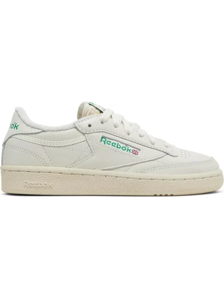 Кроссовки wmns club c 85 'chalk glen green' Reebok — изображение 1 из 8, белый