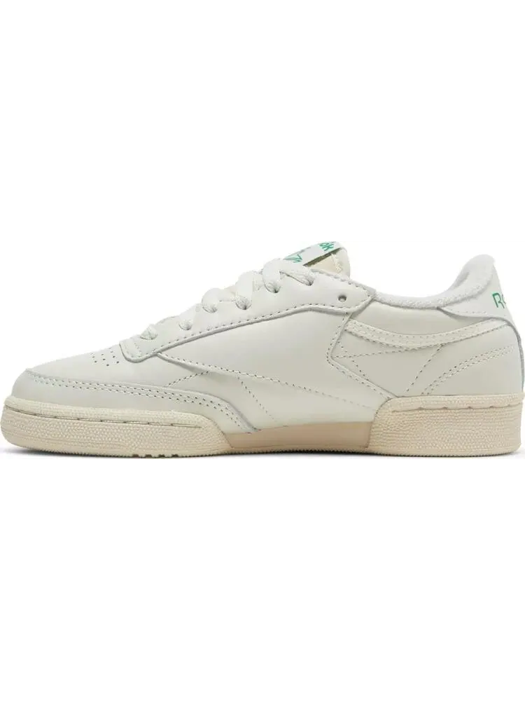 Кроссовки wmns club c 85 'chalk glen green' Reebok — изображение 3 из 8, белый