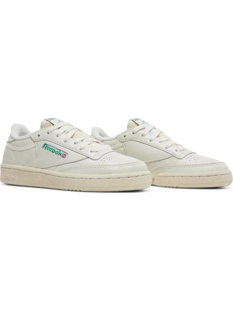 Кроссовки wmns club c 85 'chalk glen green' Reebok — изображение 8 из 8, белый