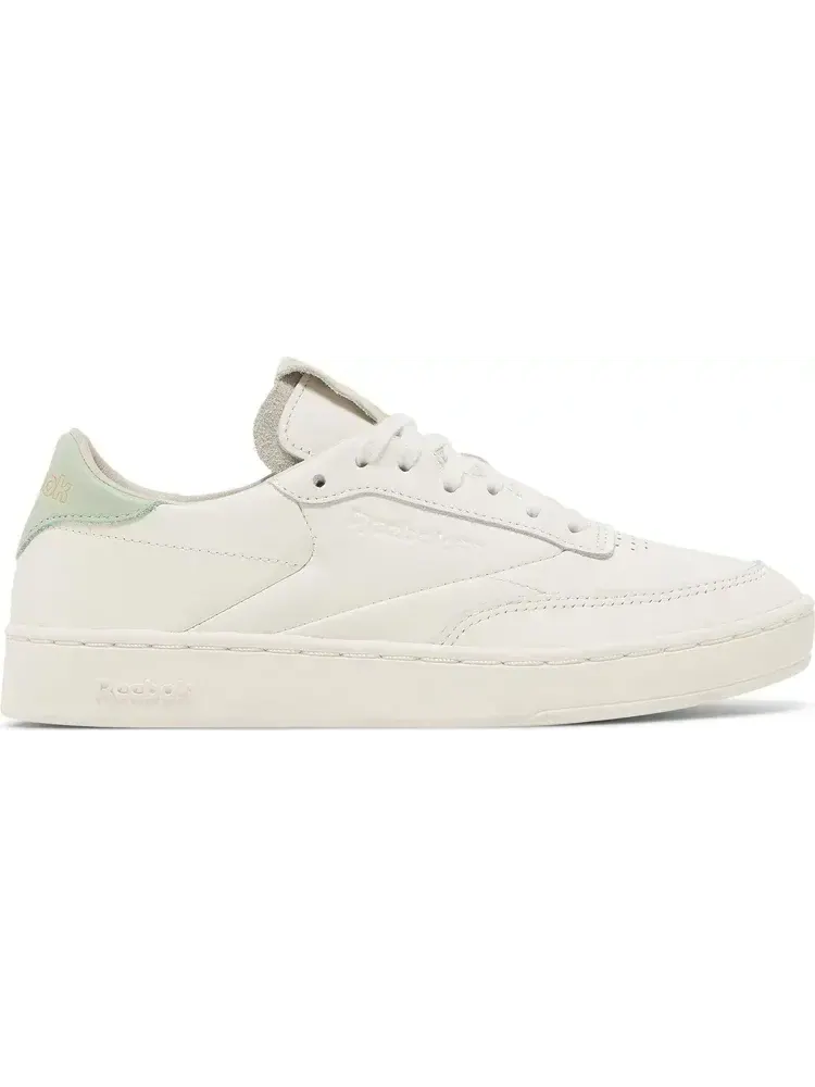 Кроссовки wmns club c clean 'chalk light sage' Reebok, пломбир — изображение 1 из 8, бежевый