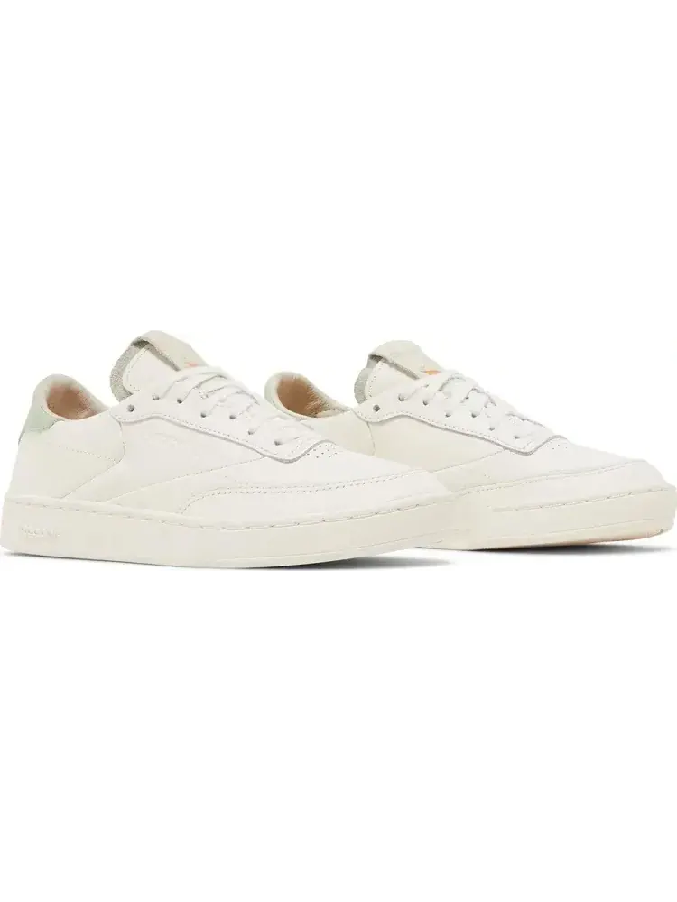 Кроссовки wmns club c clean 'chalk light sage' Reebok, пломбир — изображение 8 из 8, бежевый